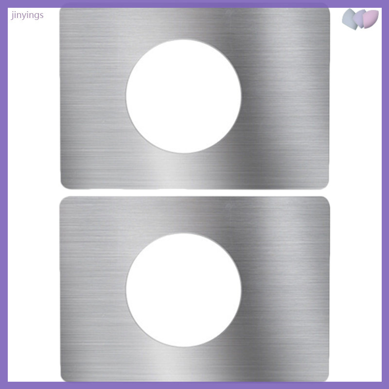 Door Lock Plate Kick Reinforcement Guard Knob Fixing Steel 2 Pcs ...