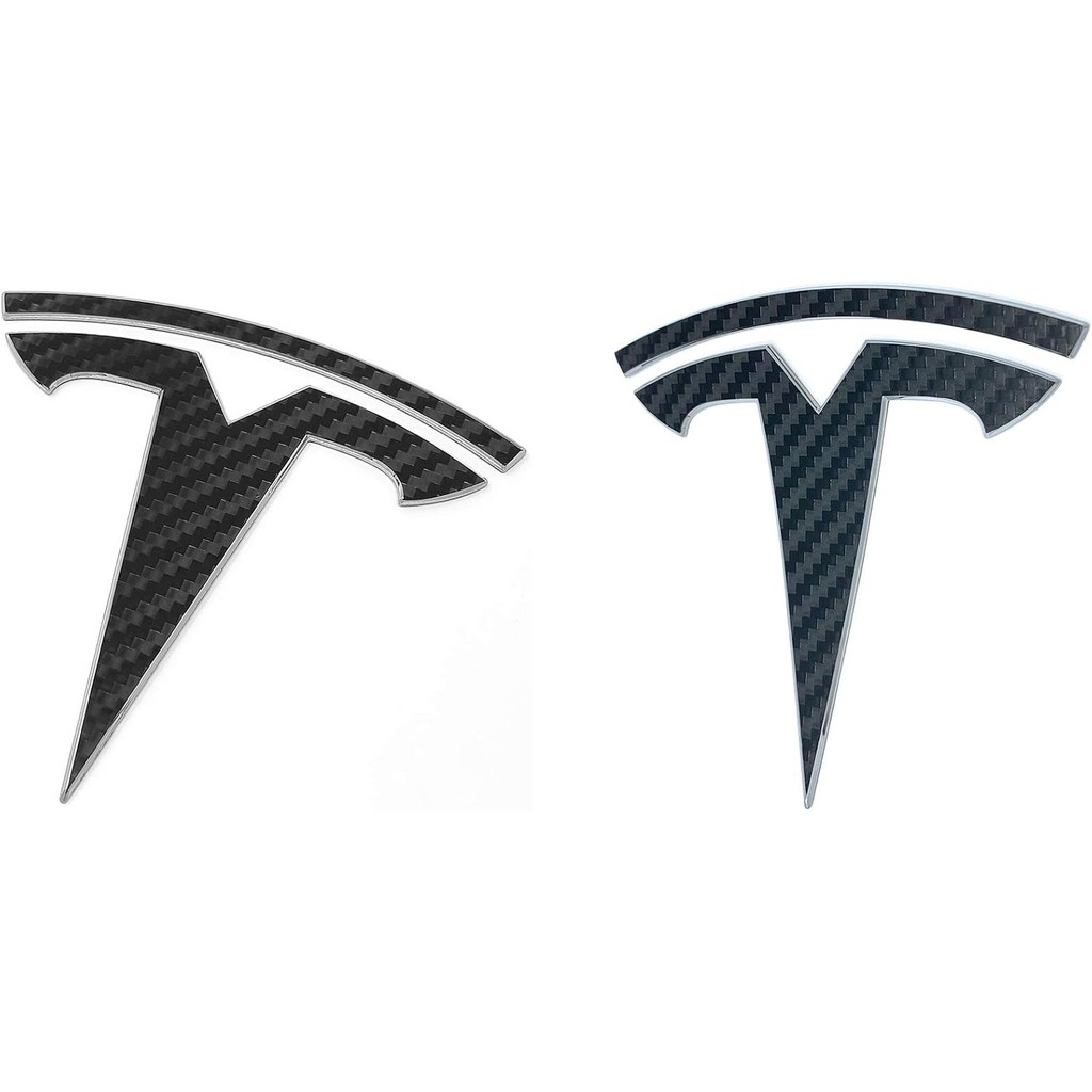 Logo Decal Overlay Stickers for Tesla Model Y (2020 to 2025), Standard ...