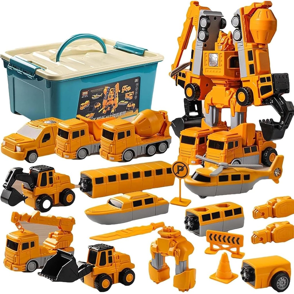 Transform Engineering Car Assembled Toys,Toy Construction Vehicles with ...