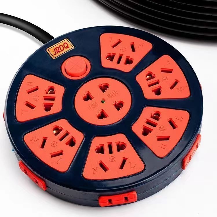 Multi-hole socket lightning protection anti-surge plug strip ...