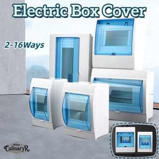 2-16Ways Electric Box Cover Breaker Enclosure Outdoor Waterproof ...