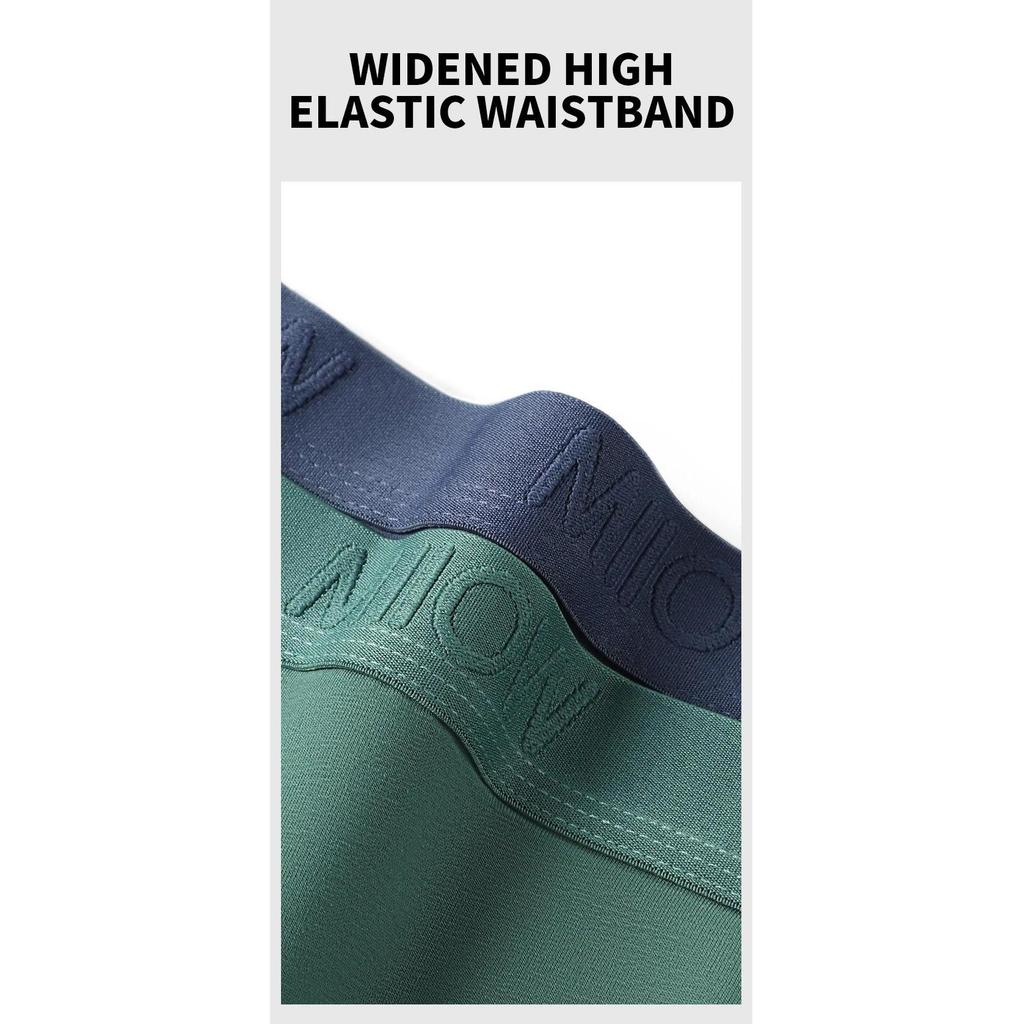 MiiOW 3Pcs Skin-friendly Combed Cotton 7A Antibacterial Breathable Men ...