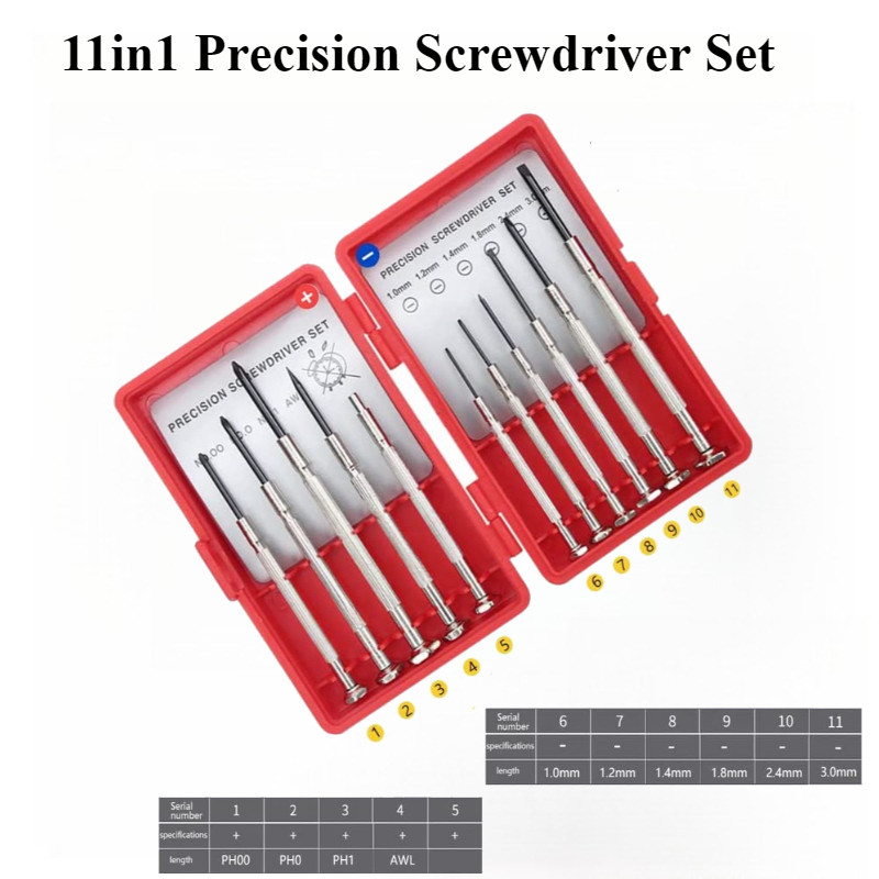 11in1 Precision Screwdriver Set Heavy Duty Mini Screwdriver Set For ...