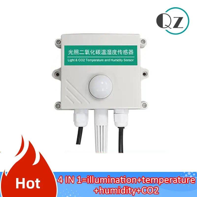 4 IN 1=illumination +Temperature+Humidity+CO2 Light sensor carbon ...