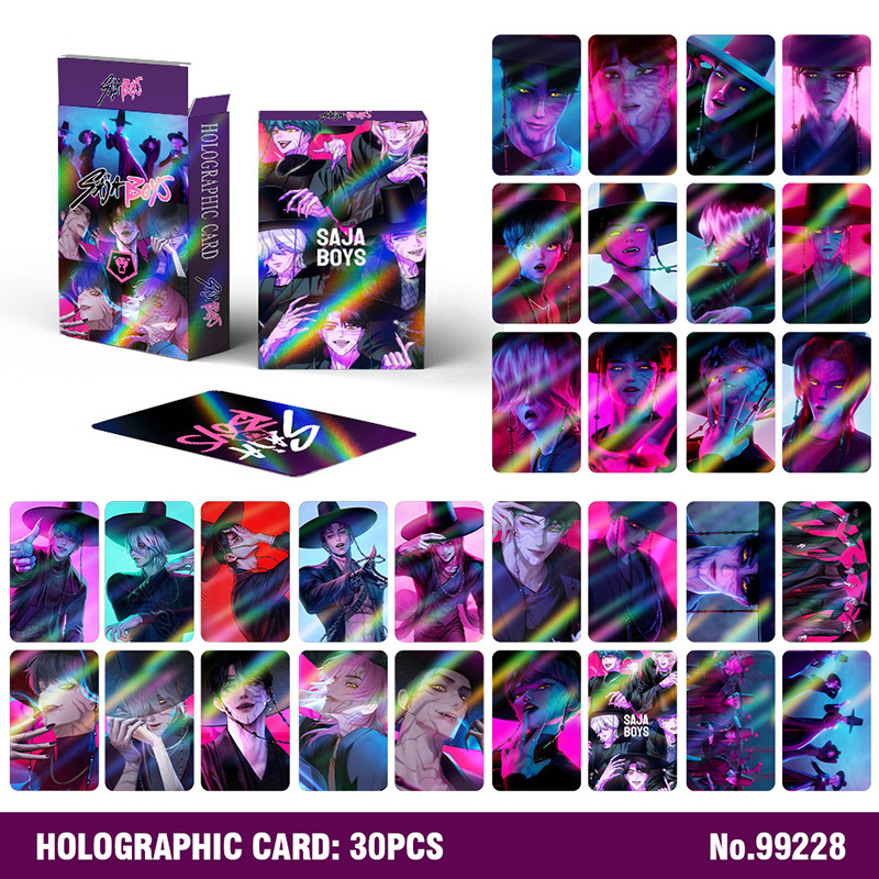 Cartes photo Kpop Demon Hunters, Huntrx Girl, Carte à collectionner
