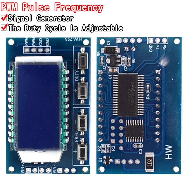 1Hz-150Khz Signal Generator PWM Board Module Pulse Frequency Duty Cycle ...