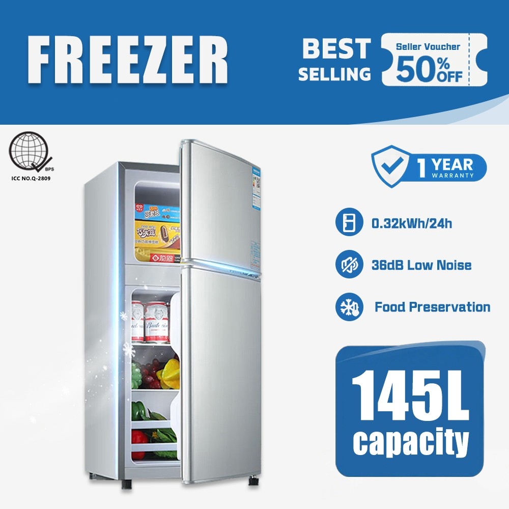 Apelux Mini Refrigerator With Freezer 145L For Room Frost Fridge Save ...