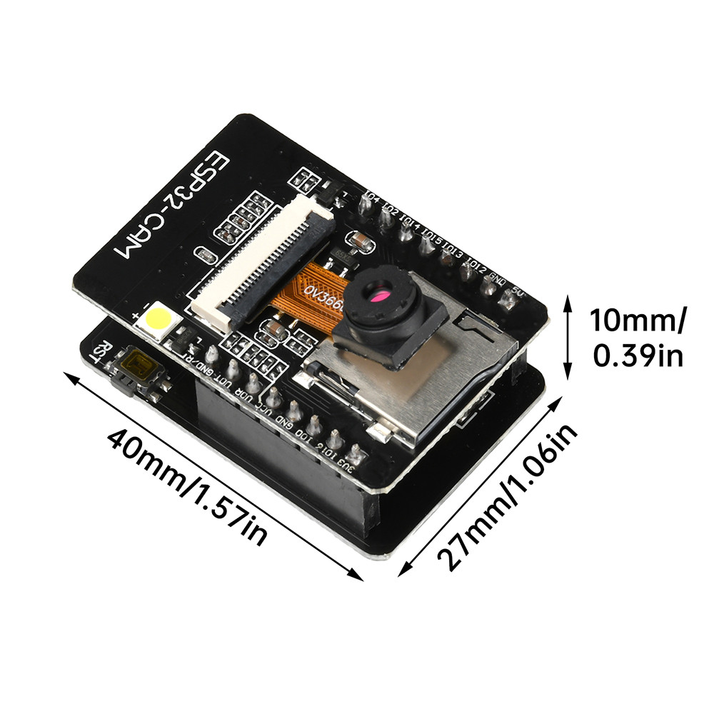 Pcbfun ESP32-CAM-MB WIFI BT Development Board OV3660 Camera Module USB ...