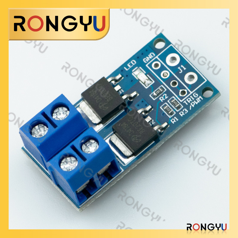 EMagTech 2x MOSFET PWM Treiber Modul – DC 4–60V, 15A – Für Motoren, Beleuchtung & Industrielle Steuerungen