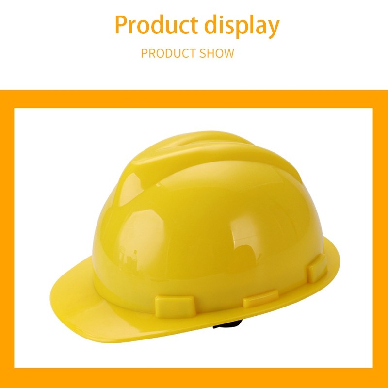 Ingco Hard Hat Safety Helmet PE Shell with Vents & Chinstrap NON ...
