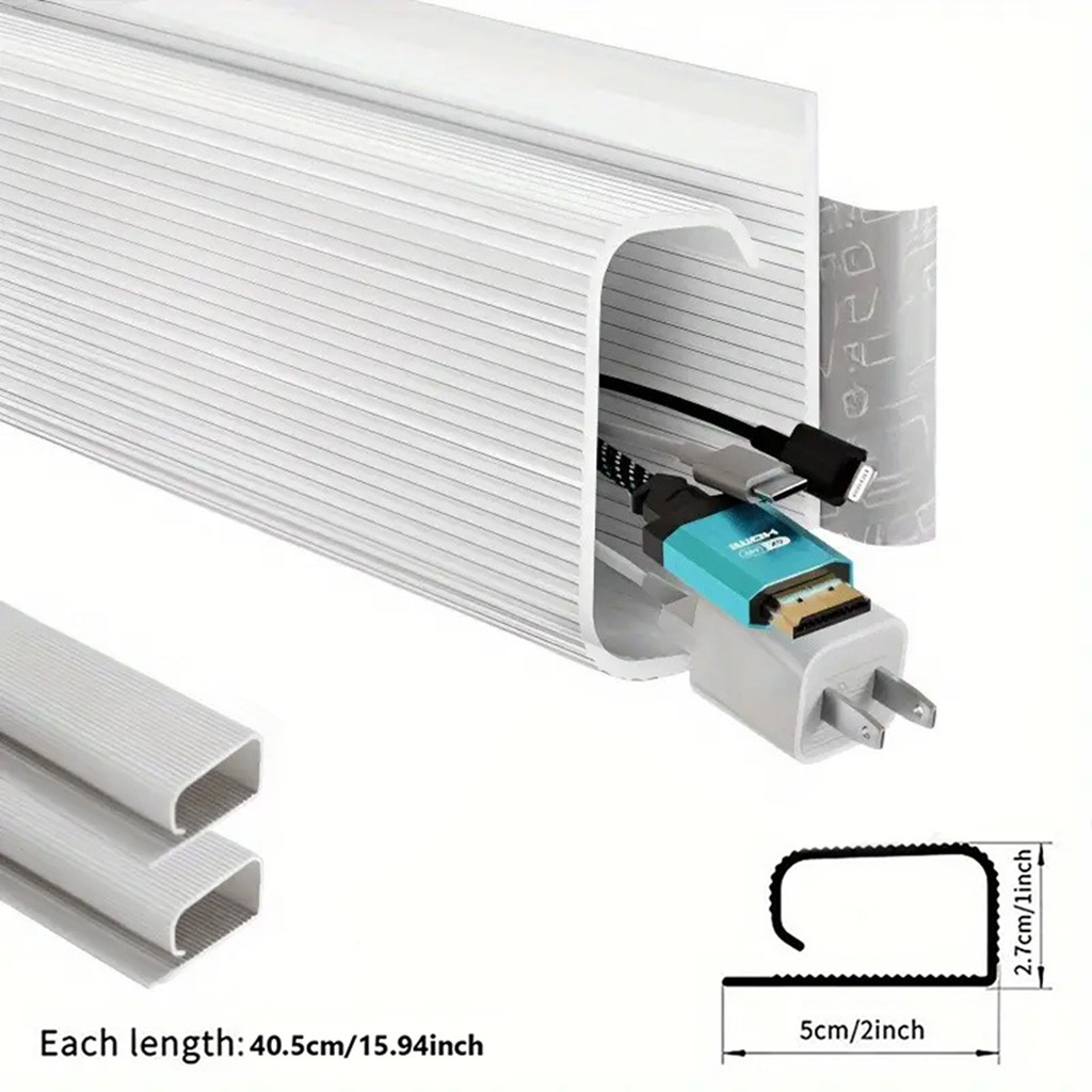 (Polaris) Cable Management Under Desk Cable Raceway Desk Management ...