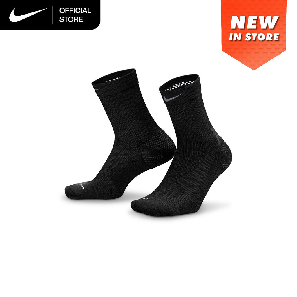 Nike Run Wool Running Micro-Crew Socks (1 Pair) - Black [IF2508-010 ...