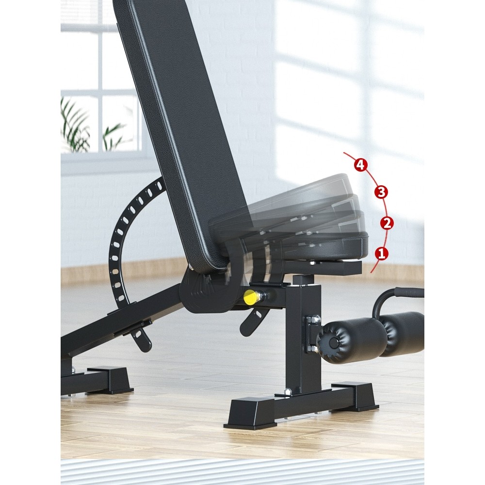 Dumbbell Stool Sit-Up Fitness Equipment Home Men's Sports Equipment ...