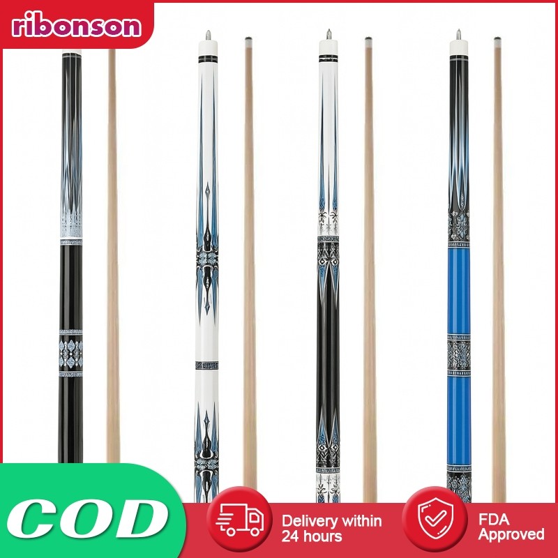 Foldable Wood Billiard Cue Stick Two-Fold Snooker & Pool Stick For ...