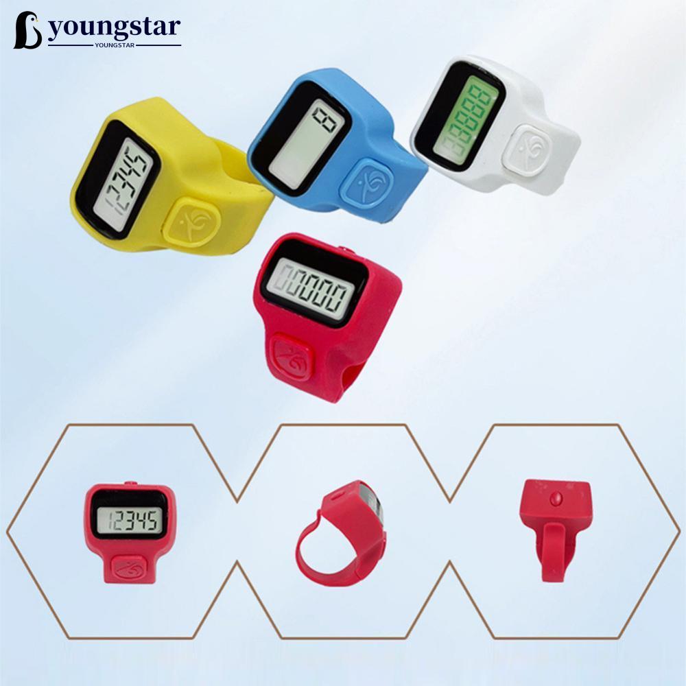 YOUNGSTAR 1PC Portable Ring Counter LED Electronic Digital Display Hand ...