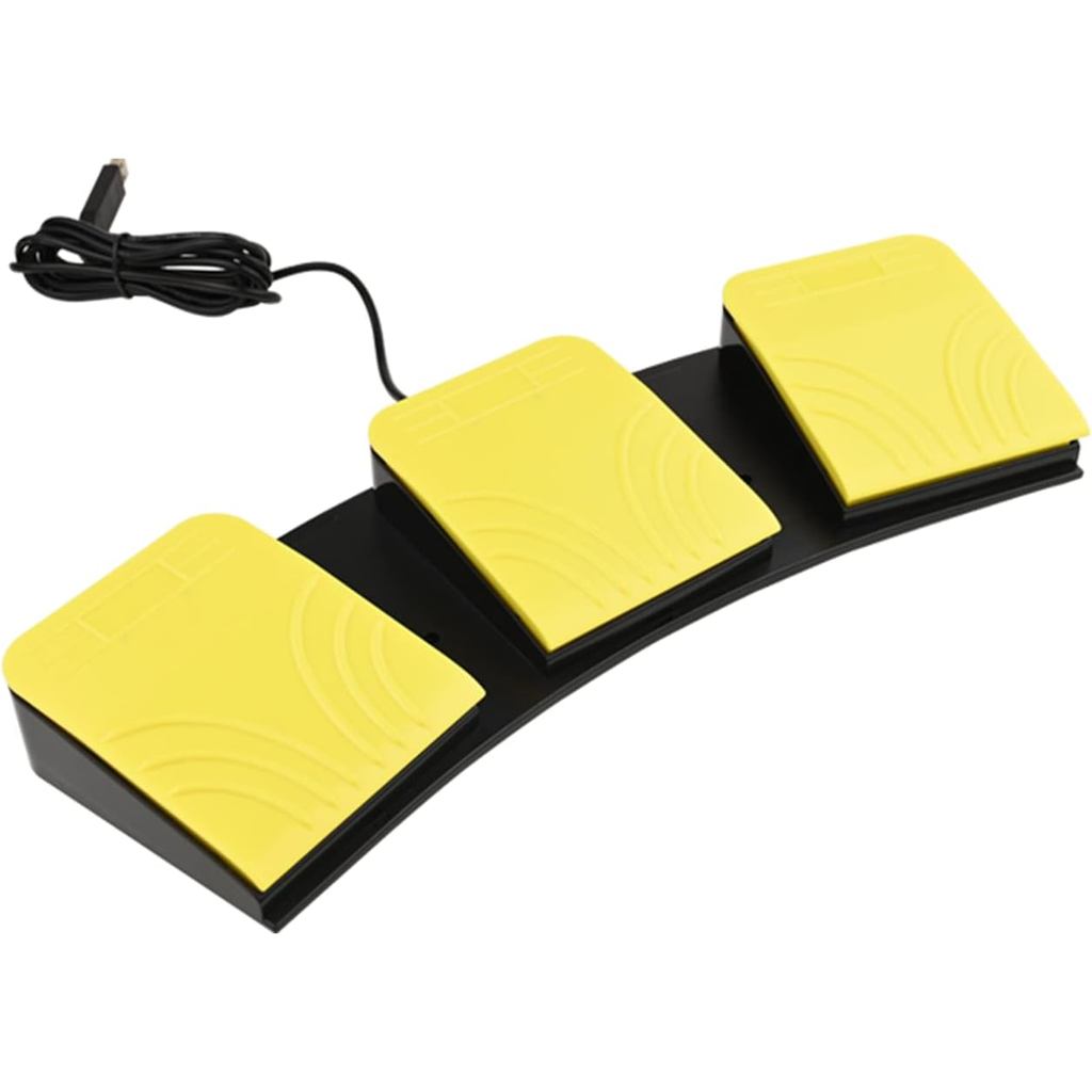 USB Foot Pedal for PC Gaming,Optical Control Foot Switch,Computer Map ...