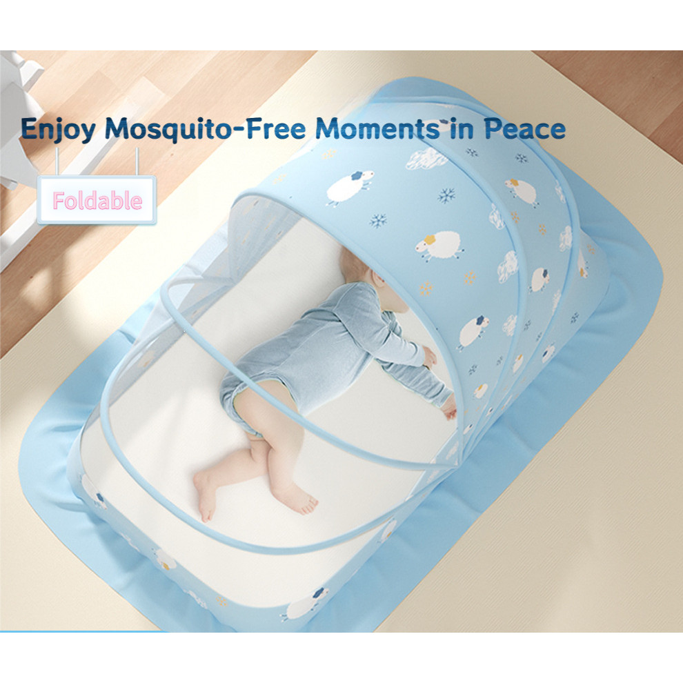 Baby mosquito net / Full-coverage yurt-style mosquito net / Foldable ...