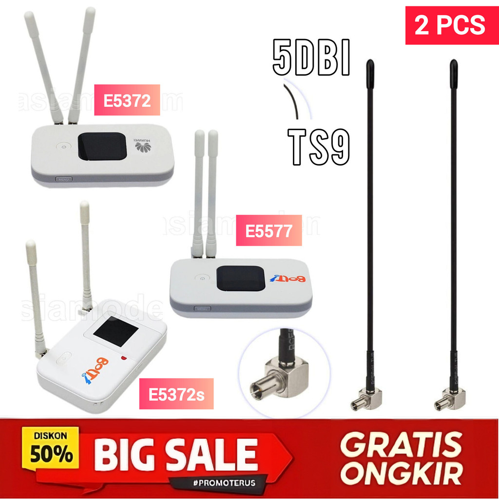 Huawei ZTE Modem Antenna Bolt E5377 E5372 Slim and Max External Antenna ...