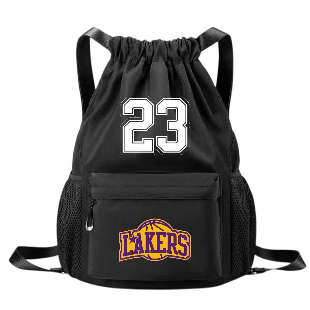 Unisex Sports Drawstring String Bag Backpack Basketball Club Edition ...