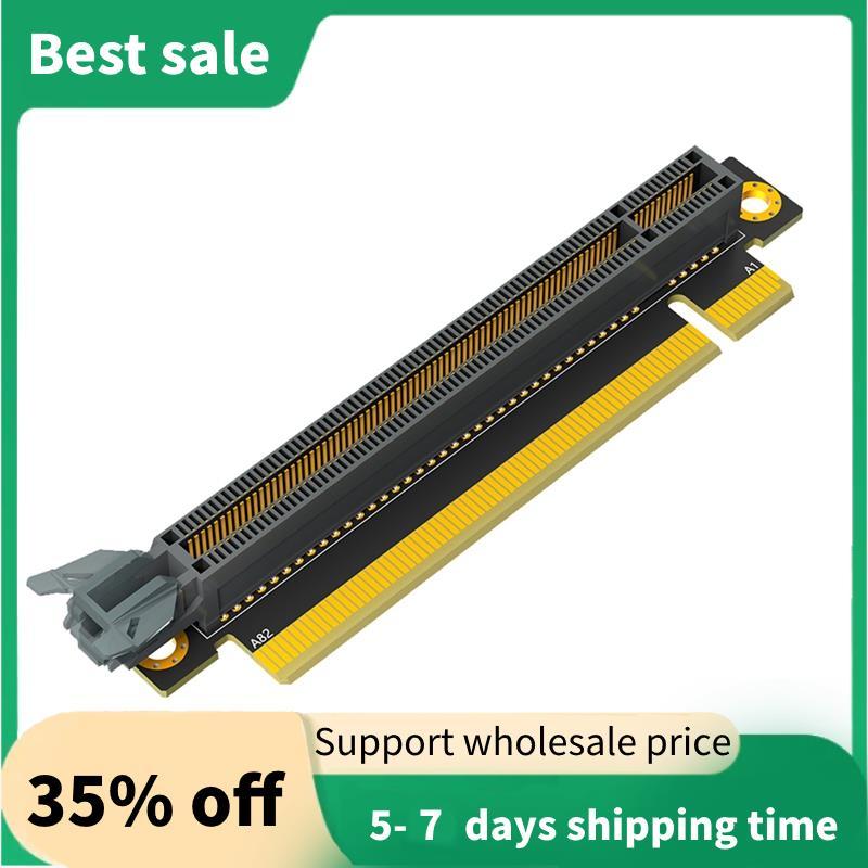 PCI-E 16X 3.0 90 Degree Reverse Male to Female Riser Card Add on Card ...