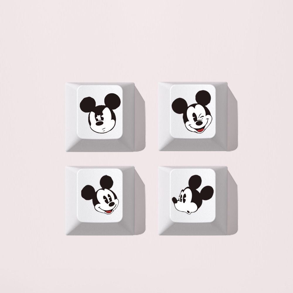 Original Height Keycap Disney Mickey Theme Keycap Mechanical Keyboard ...
