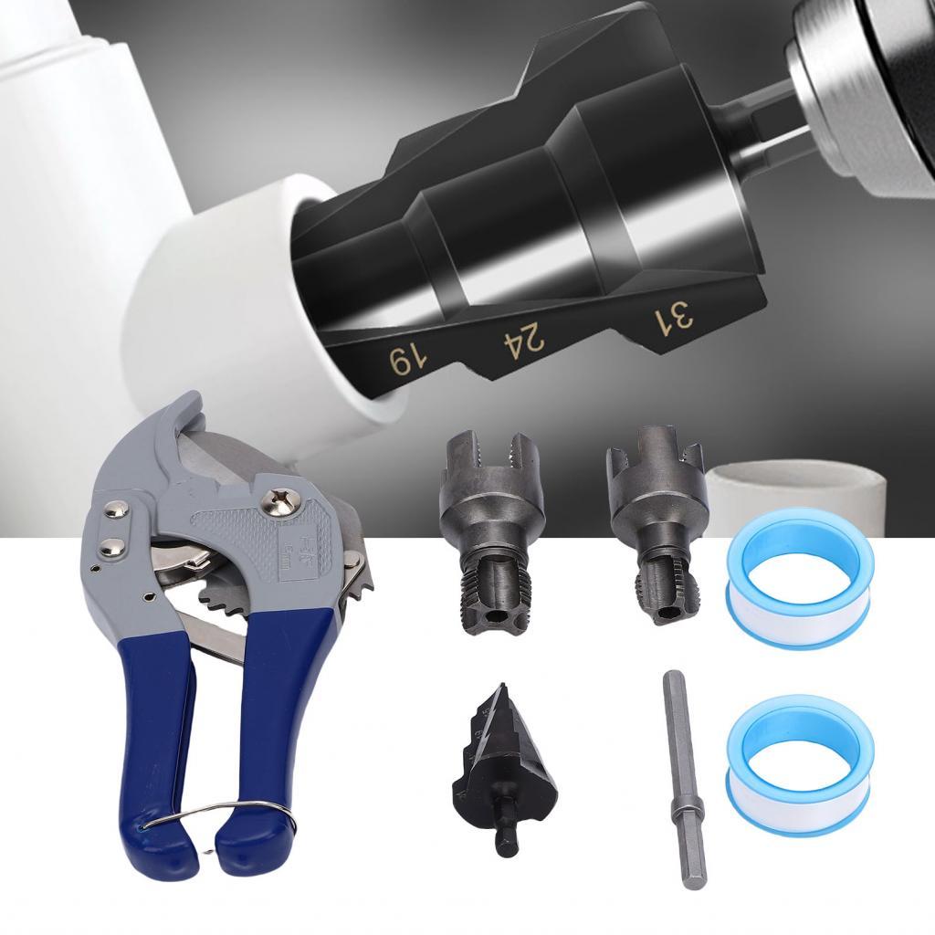 Pipe Repair Tool Kit 1/2 3/4 Inch Internal External Threader and ...