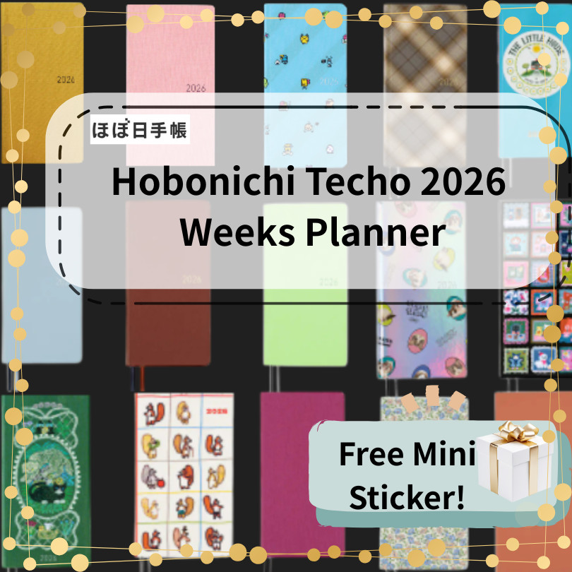 Hobonichi Techo 2026 Weeks Weekly Planner, Slim Vertical, January Start ...