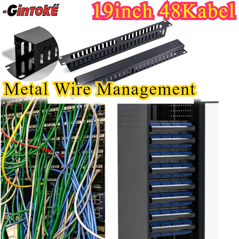 19inch Rack Server Cable Manager/Metal Wire Management/ 1U Cable Rack ...