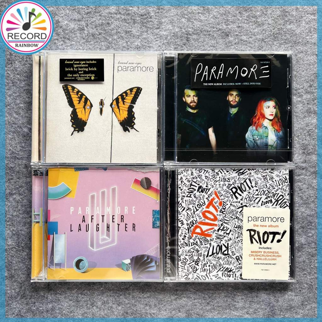 Paramore Brand New Eyes, Riot!, After Laughter 4 Albums Set Original CD ...