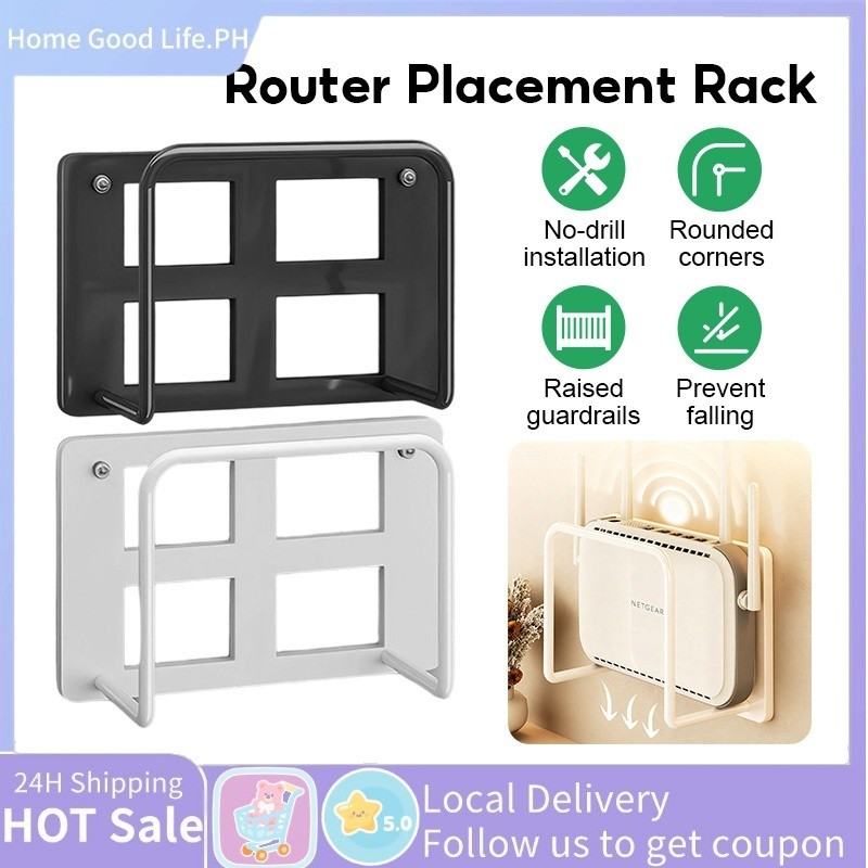 Rack Mounted Router WiFi Storage Box Wall Mounted Rack Router Placement ...
