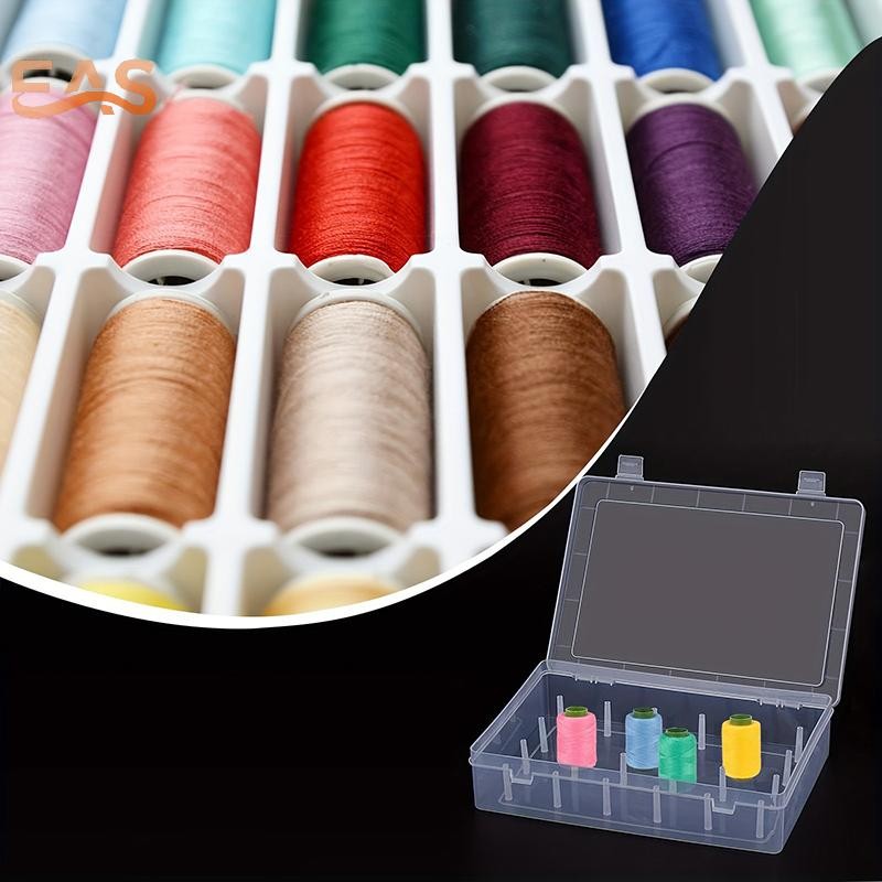 [EAS] Sewing Thread Storage Box 24/42 Spools Bobbin Organize Case ...