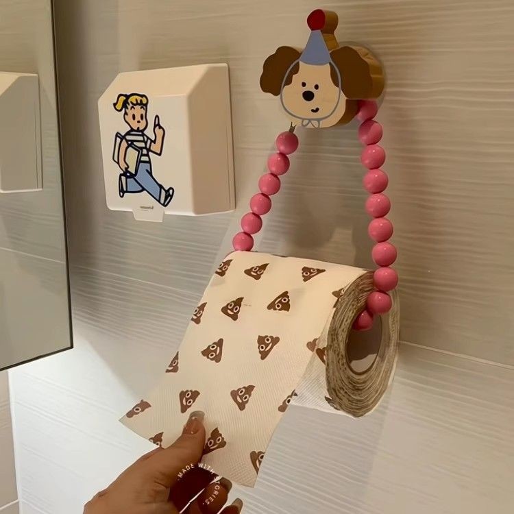 Creative Funny Baba Toilet Poop Paper Poop Pattern Toilet Paper Poop ...