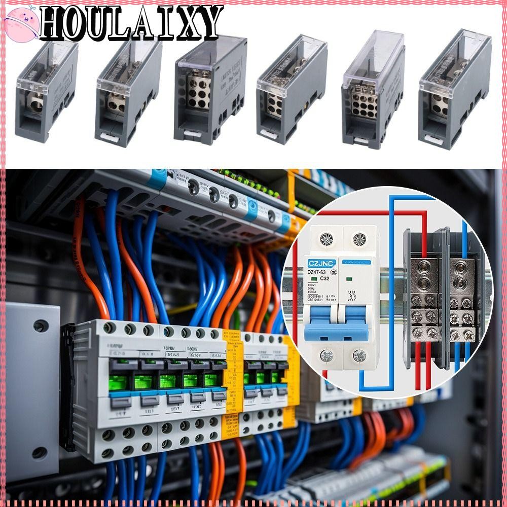 HOULAIXY Din Rail Terminal Block, One in Multiple out Universal ...