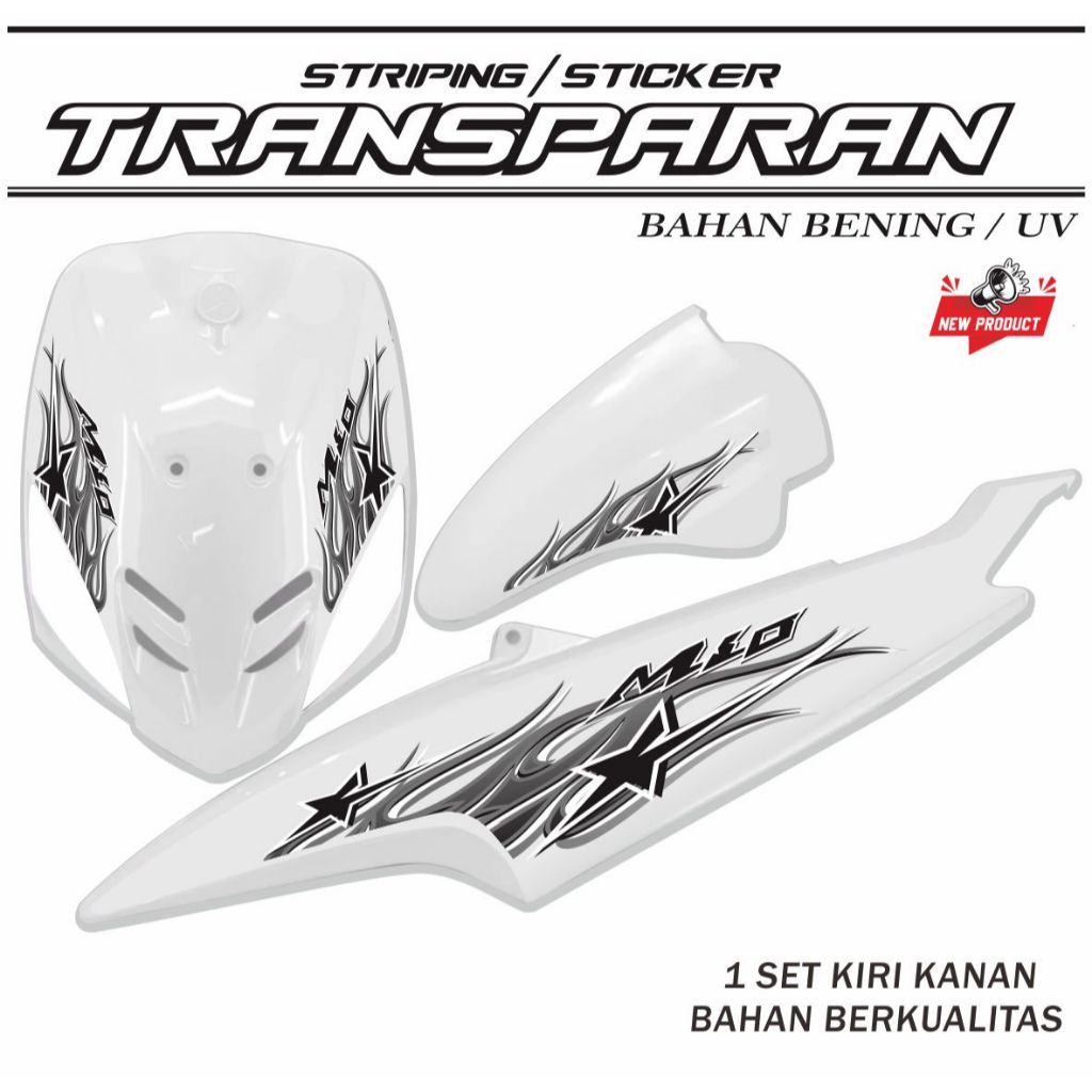 TRANSPARENT STICKERS FOR OLD MIO MIO SPORTY SMILE MOTORCYCLE STICKER ...