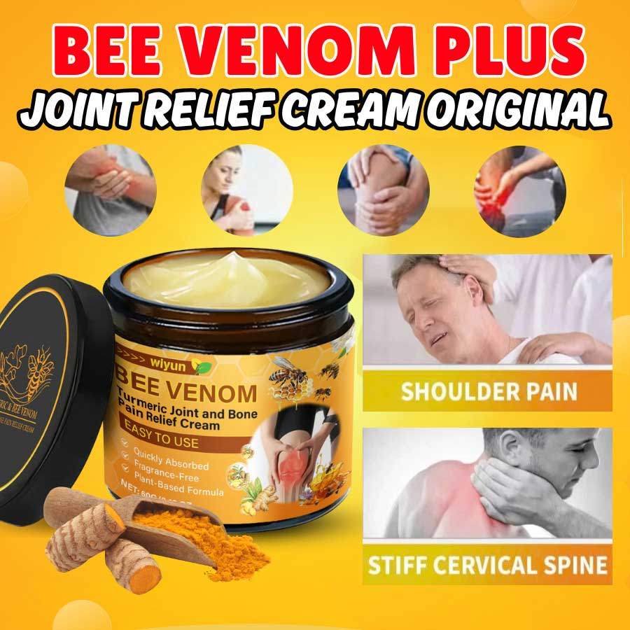 Bee Venom Turmeric Joint Bone Pain Relief Cream Gout Ointment for Joint ...