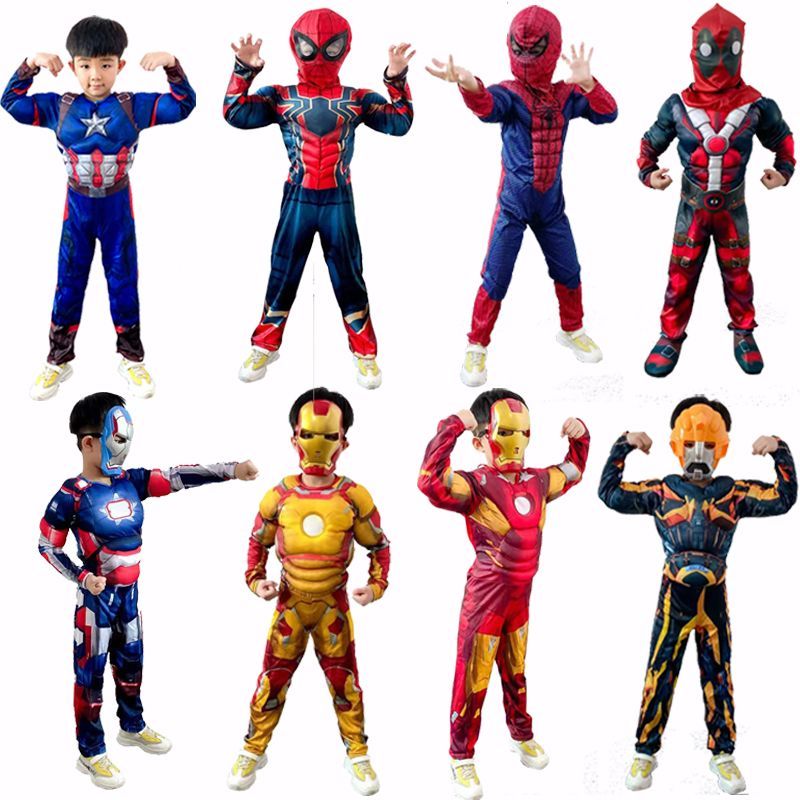 Halloween cos Children's Costume Captain America Optimus Prime Hulk ...