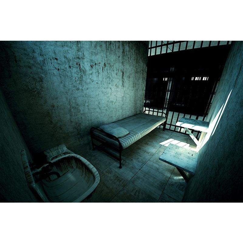 3D Horror Hospital Script Kill Theme Room Wallpaper Thriller Prison ...