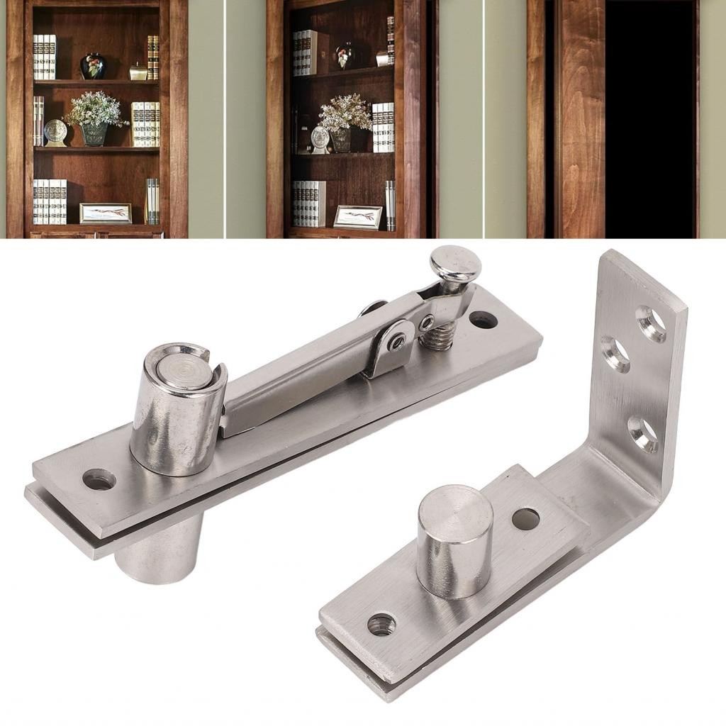 Supergoodsales Hidden Door Pivot Hinge 300LBS Concealed Hinges with 180 ...