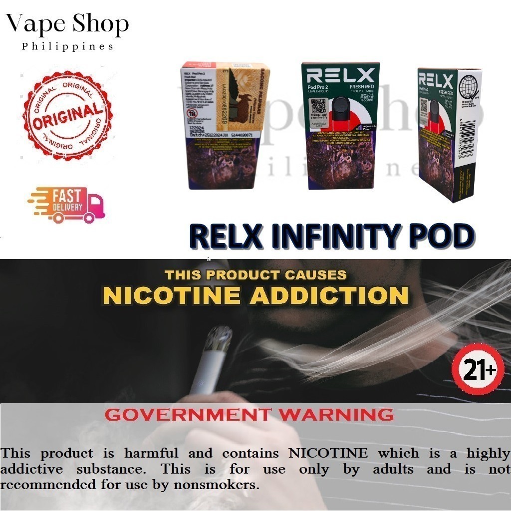 Relx Infinity Pod 2 E-Liq | Shopee Philippines