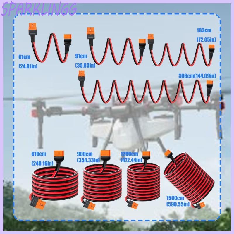 SPARK Heavy Duty XT60i Extension Cable Male to Female Connector for ...