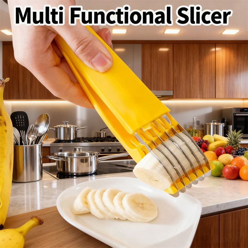Multi Functional Banana Slicer Stainless Steel Food Cutting Machine ...
