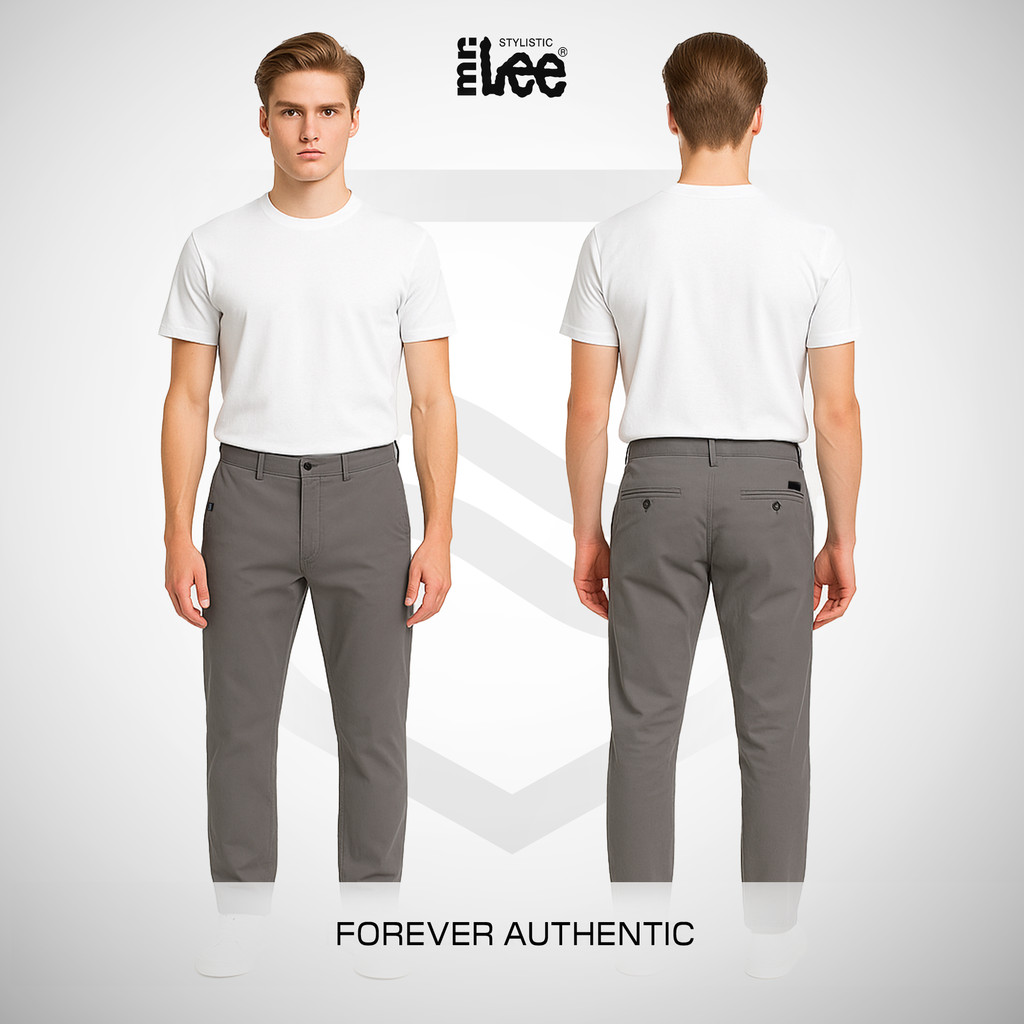 Stylistic Mr. Lee Men's Basic Denim Pants Super Skinny Mid Waist 172879 (Medium Shade)
