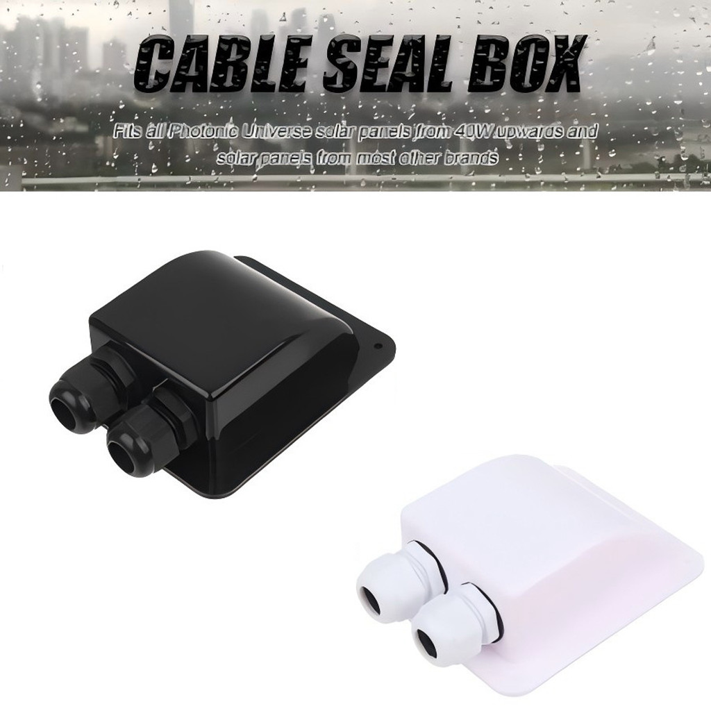 Double Wire Entry Gland Box Connector Solar Panel Roof Wire Entry Cable ...