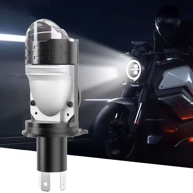 1PC H4 LED Lens Mini Bi Led Projector 70W Headlight Bulbs Canbus 9003 ...