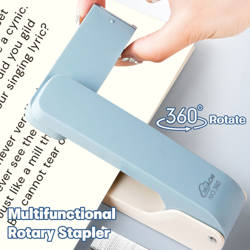 360 Stapler 24/6 26/6 Rotation Heavy Duty Stapler Compatible Effortless ...