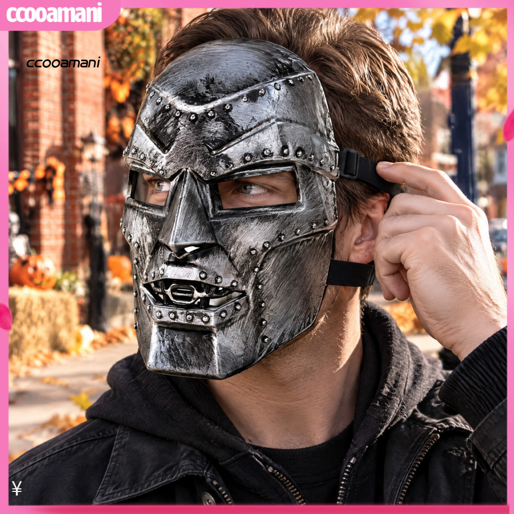 ccooamani| Cosplay Costume Props Doctor Doom Mask Doctor Doom Full Face ...