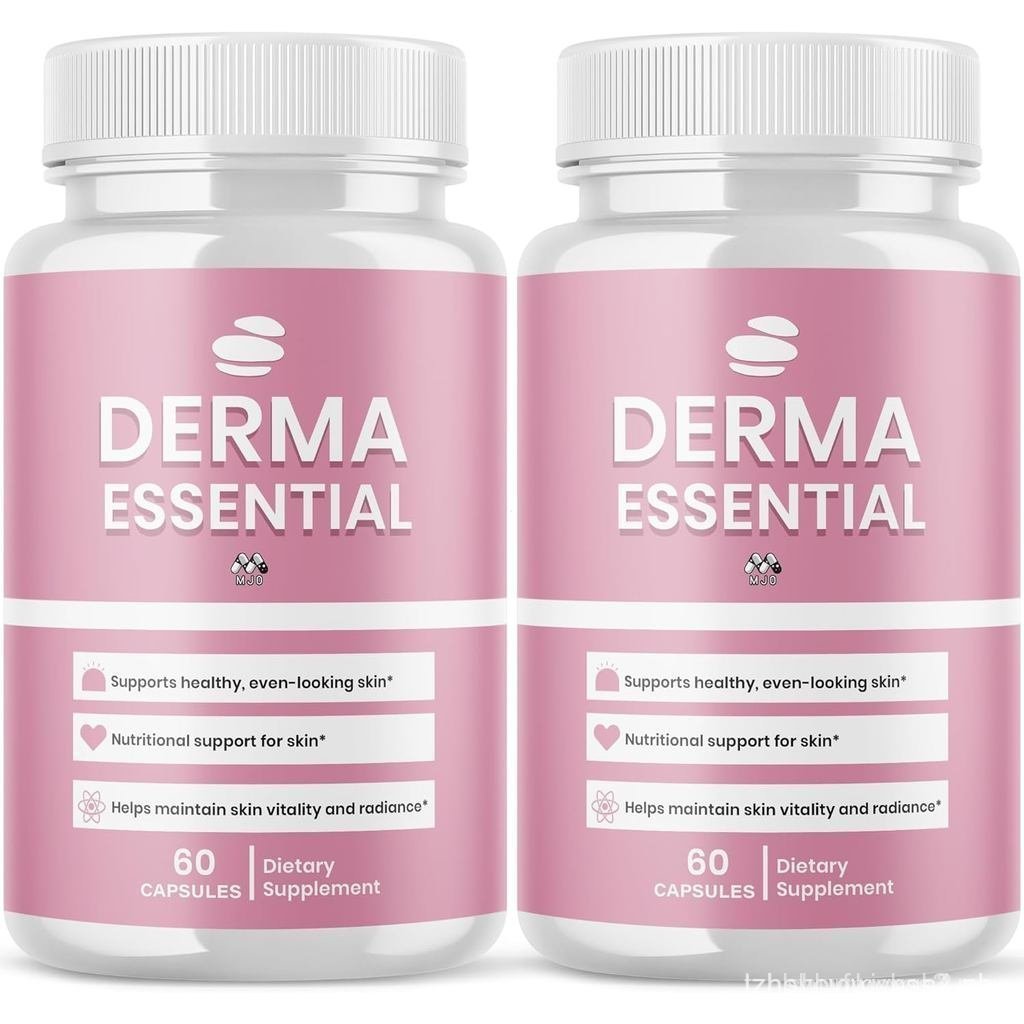 (2 Pack) Derma Essential Capsules, Official DermaEssential Pills with ...