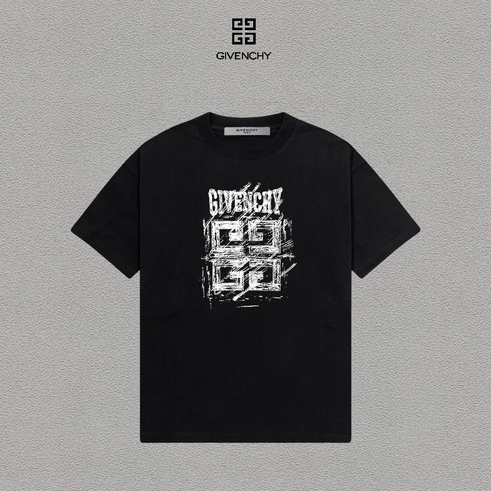 Givenchy Commuter All-Match New Style Short-Sleeved T-Shirt Men Women ...