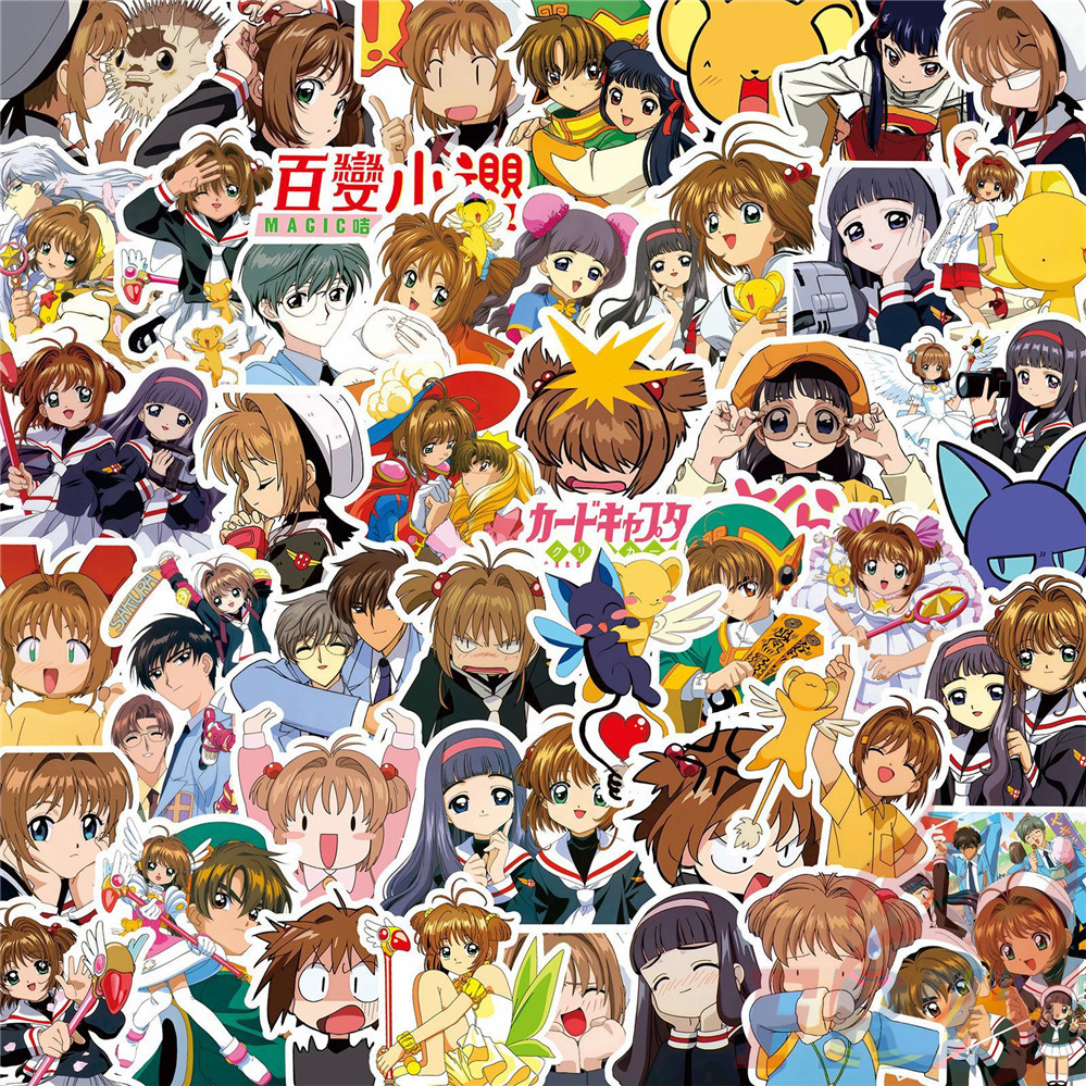 80Pcs/Set Cardcaptor Sakura Series 01 Stickers DIY Fashion Doodle ...