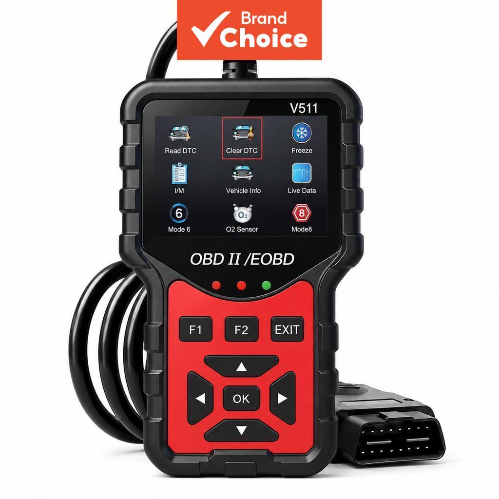 V511 OBD2 Code Reader, OBDII Engine Diagnostic Scanner with DTC Clear ...